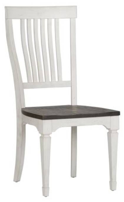 Liberty Furniture Allyson Park 6-Piece Charcoal/Wirebrushed White Rectangular Table Set-3