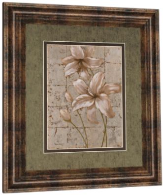 Classy Living Vivian Flasch Lilies On Silver Il 40" Wall Art-3