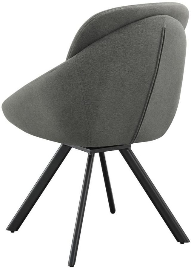 Coaster® Mina Set of 2 Upholstered Swivel Padded Side Chairs-3