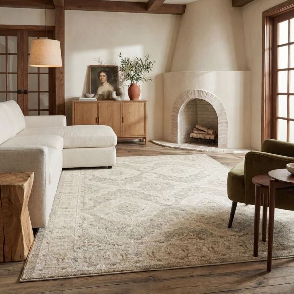 Oriental Weavers™ Lauren Beige 5'x7' Style 4 Area Rug-2