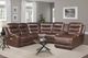Homelegance® Putnam Brown Corner Seat-3