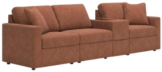 Signature Design by Ashley® Modmax 4-Piece Spice Small Spaced Sectional with Storage Console-0