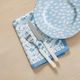 TOV Furniture Dolce 4-Piece Baby Blue Natural Cotton Napkin Set-1