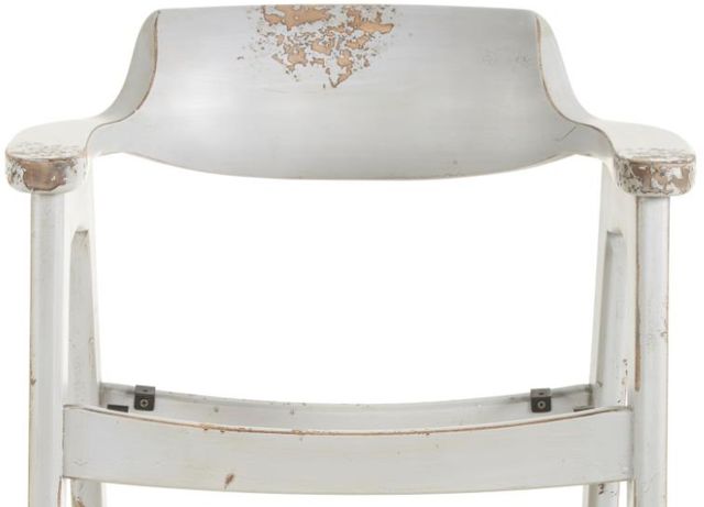 Nest Home Collections Wagner Barbury Pearl/Distressed Gray Bar Stool-1