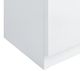 Elements International Vancouver White Floor Mirror with Storage-5