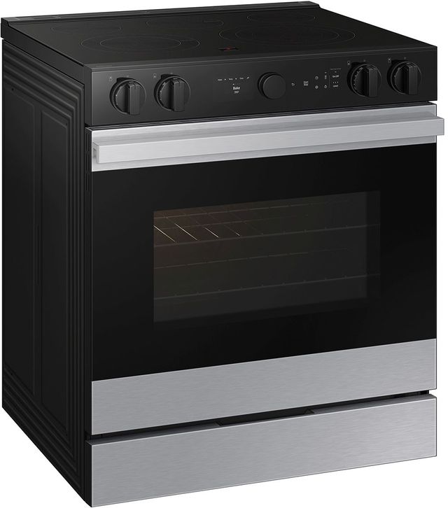 Samsung Bespoke 30" Stainless Steel Slide In Electric Range-2