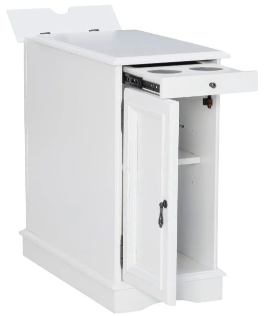 Powell® Barron White Accent Table-3