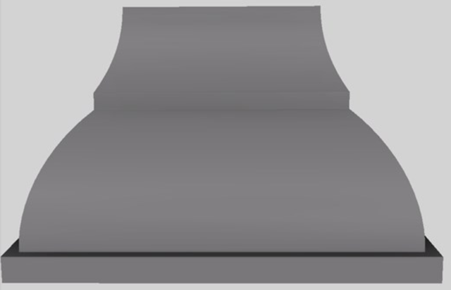 Vent-A-Hood® Designer Series 48" Gunsmoke Wall Mounted Range Hood-0