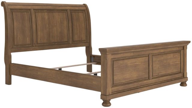 Signature Design by Ashley® Feddinger Medium Brown California King Sleigh Bed-0