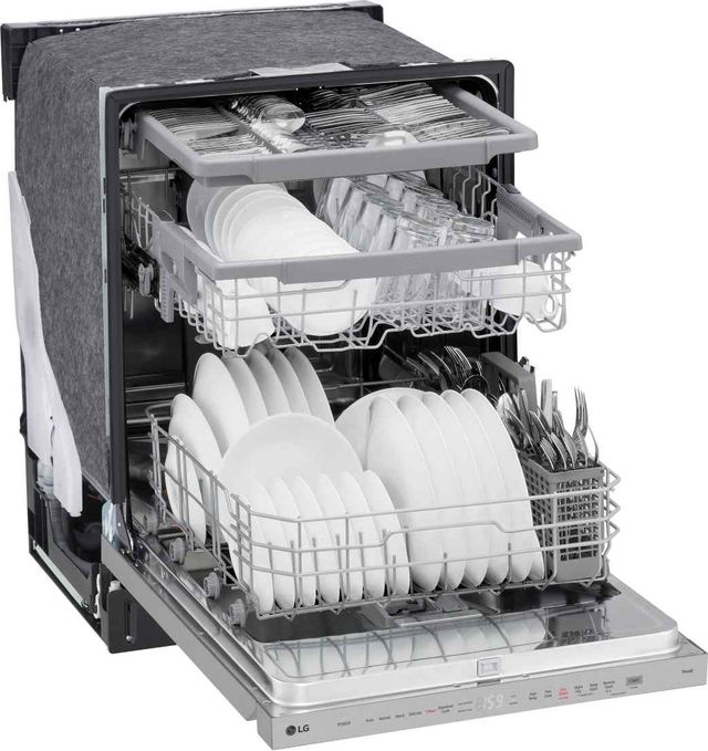 LG 24" Stainless Steel Built In Top Control Dishwasher-3