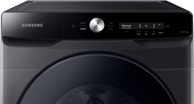 Samsung Brushed Black Front Load Laundry Pair-4
