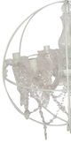 A & B Home White Chandelier-1