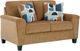 Benchcraft® Erinslane Honey Loveseat-0