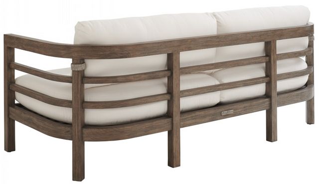 Tommy Bahama® Outdoor La Jolla Weathered Gray Wooden Sofa-1
