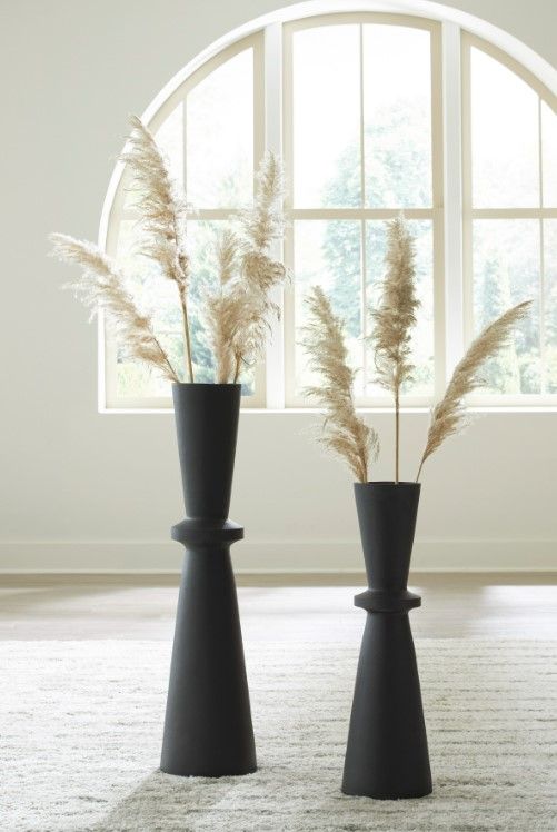 Signature Design by Ashley® Collisten Black 10" Vase-4
