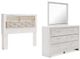 Signature Design by Ashley® Altyra 3-Piece White Queen Bookcase Headboard Bed Set-0