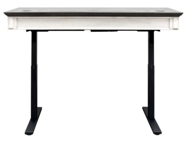 Martin Furniture Hartford Gray/White Electric Sit/Stand Desk-2