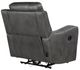 Homelegance® Kellen Smoky Gray Manual Recliner-3