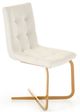 VIG Furniture Haslet 2-Piece Rosegold/White Dining Chairs Set-0