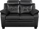Coaster® Finley 2-Piece Black Stationary Seating Set-2