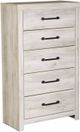 Signature Design by Ashley® Cambeck 4-Piece Whitewash White Full Storage Panel Headboard Bedroom Set-3