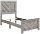 Homelegance® Corbin Gray Twin Panel Bed-3