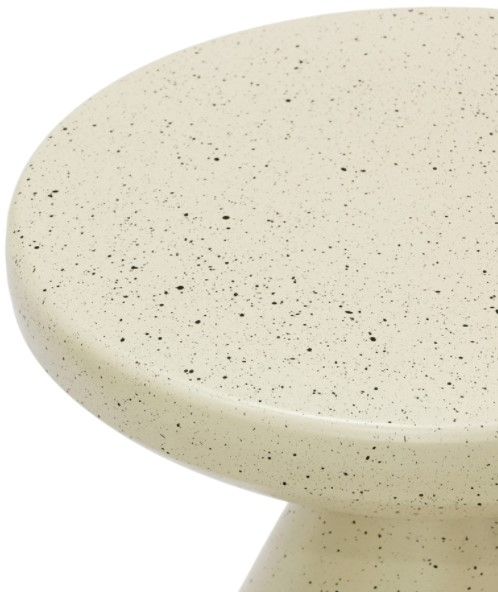 Meridian Furniture Anika Cream Terrazo End Table-4