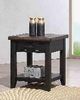 ECI Furniture Ashford Black/Distressed Chair Side Table-0