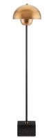 Currey & Company La Rue Brushed Brass/Black Table Lamp-0
