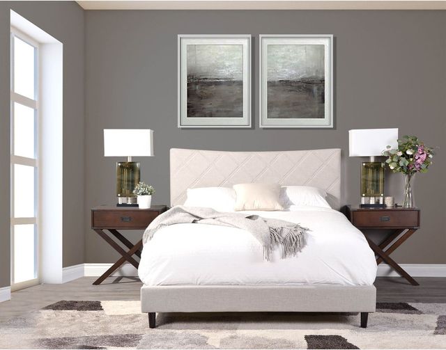 Mazin Furniture Rosemary Beige Full Bed-0