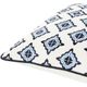 Surya Fenna Ivory 18"x18" Toss Pillow with Polyester Insert-1