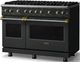Viking® 5 Series 48" Antique Bronze Pro Style Gas (NG) Range with Brushed Brass Trim-2