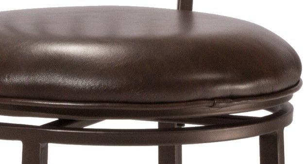 HH2 Home Hawkins Brown Swivel Counter Stool-2