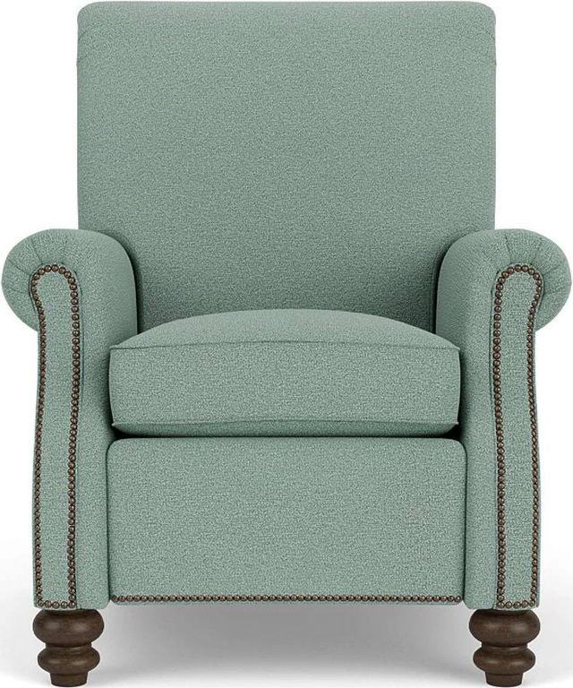 Flexsteel® Bay Bridge Blue Seaspray High-Leg Recliner-1