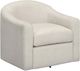 TOV Furniture Thao Cream Swivel Accent Chair-0
