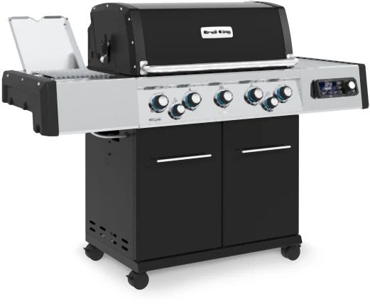 Broil King® Regal™ Q 590 Pro 5-Burner Black Freestanding Natural Gas Grill-2