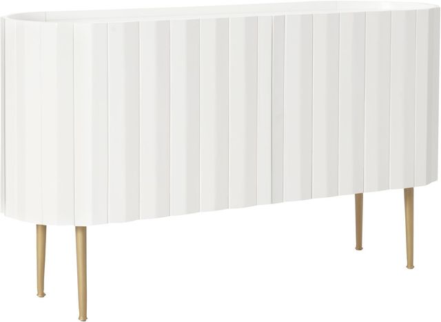 Powell® Aubrielle White Console-0