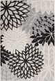 Nourison Home™ Aloha Black White 5'x8' Area Rug-0