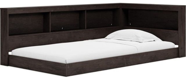 Signature Design by Ashley® Piperton 4-Piece Brown Twin Bookcase Storage Bed Set-1