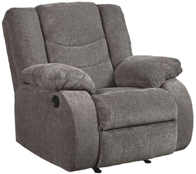 Signature Design by Ashley® Tulen Gray Rocker Recliner