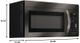 LG 1.8 Cu. Ft. Black Stainless Steel Over The Range Microwave-5