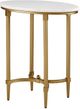 Olliix by Madison Park Signature White/Gold Bordeaux End Table-0