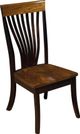 Urban Collections by Yutzy Woodworking Christy Brown/Dark Brown Office Side Chair-0