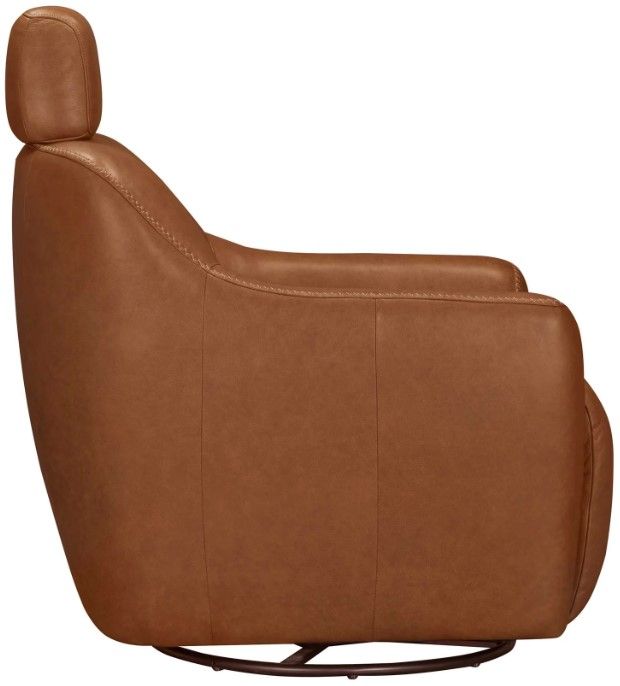 Parker House® Miles Renaissance Cinnamon Swivel Gliding Accent Chair-2