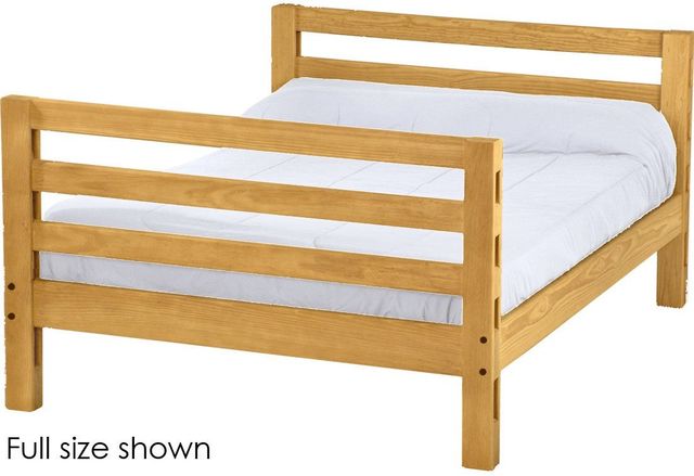 Crate Designs™ Furniture Classic Queen Tall Ladder End Lower Bunk Bed-0