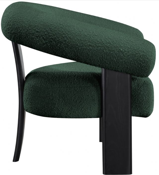 Meridian Furniture Winston Green/Black Boucle Accent Chair-2