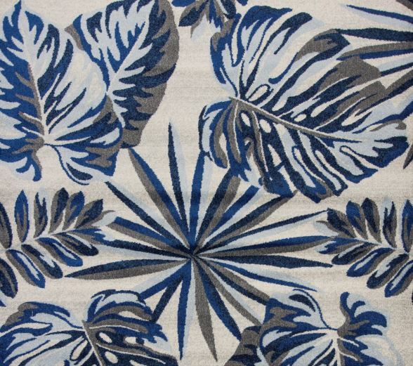 KAS Rugs Stella Grey/Blue Nassau 5'x8' Rug-2