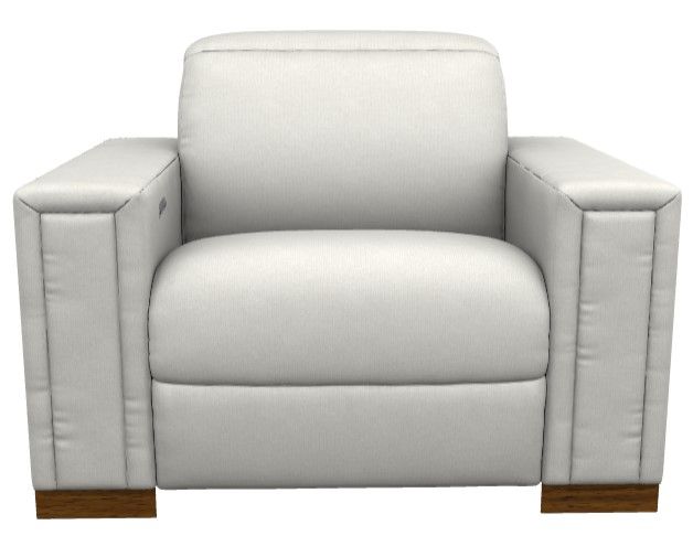 La-Z-Boy® Armitage Cotton Power Reclining Chair and a Half with Headrest-1