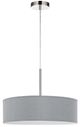Cal® Lighting & Accessories Brushed Steel/Gray Dimmable Pendant-0
