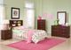 Nationwide Furniture Distributors Dresser, Mirror, 4 Drawer Chest & Twin Headboard-0